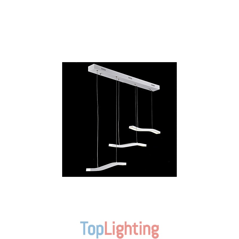 Wavy Design Fashion Simple Acrylic Pendant Light