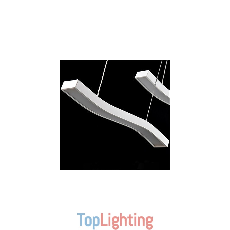 Wavy Design Fashion Simple Acrylic Pendant Light