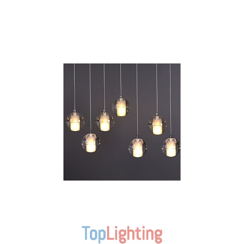 1 Light Crystal Glass Stone Pendant Lamp Cafe Pendant Light Decorative Pendant Lighting