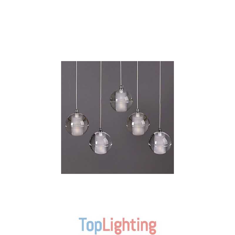 1 Light Crystal Glass Stone Pendant Lamp Cafe Pendant Light Decorative Pendant Lighting