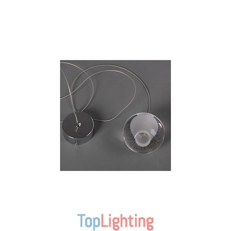 1 Light Crystal Glass Stone Pendant Lamp Cafe Pendant Light Decorative Pendant Lighting