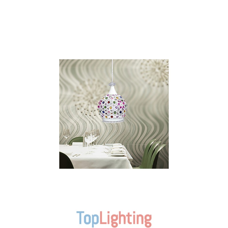 Style Pendant Light Crystal Contracted Modern Lamps