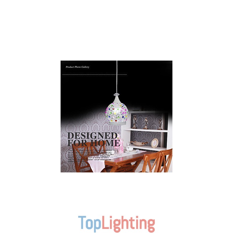 Style Pendant Light Crystal Contracted Modern Lamps