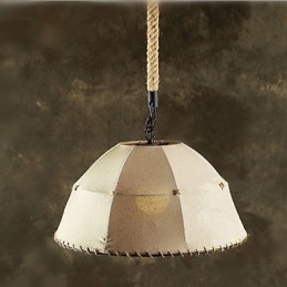 Contracted Nordic Vintage Linens Hemp Rope American Country Droplight Lamp
