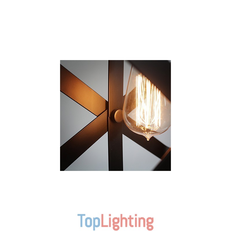 Vintage Style Industrial Round Pendant Light Loft Home Furnishing decorative Chandelier