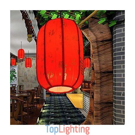 Archaize Sheepskin Red Lanterns Porch Droplight Lamp Light Archaize Sheepskin Red Lanterns Porch Droplight Lamp Light