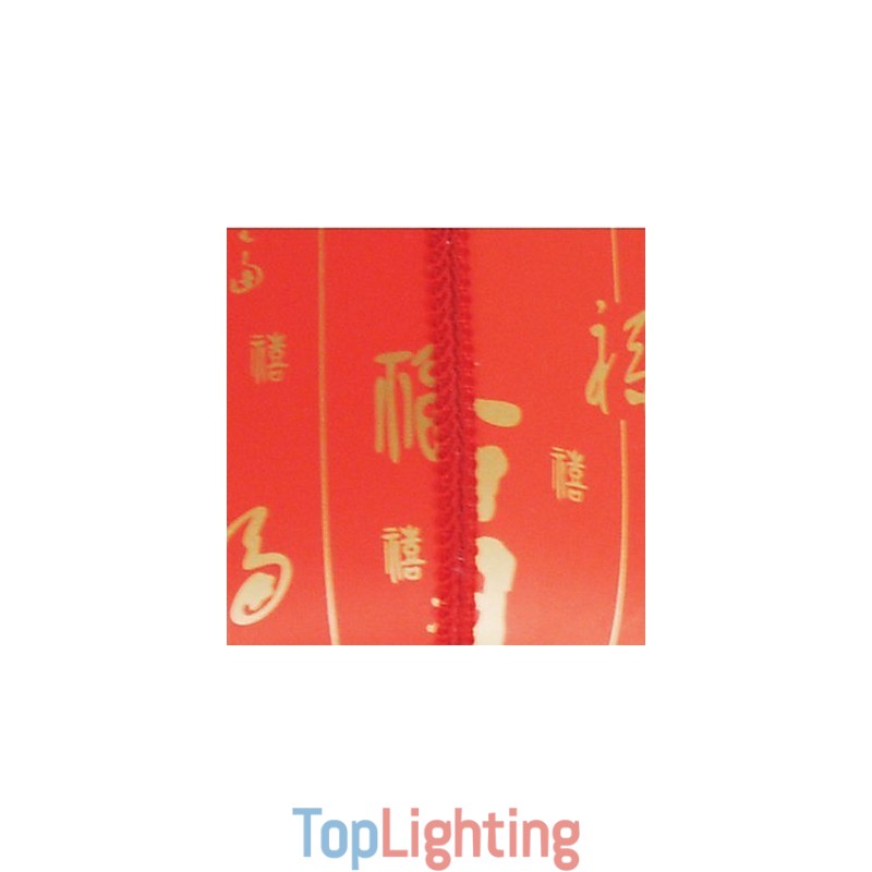 Archaize Sheepskin Red Lanterns Porch Droplight Lamp Light