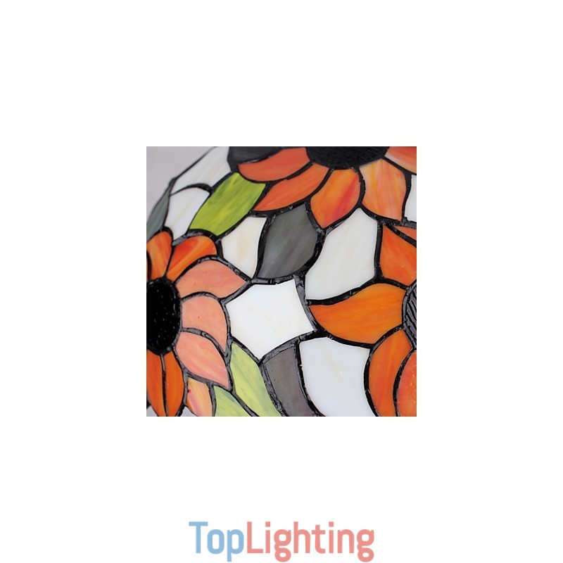 European Rural Creative Arts Stained Glass Chandelier Restoring Ancient Ways Lamp Light