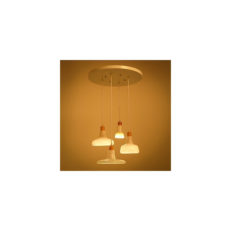 Creative Characteristic 4 Light Pendant with Iron Shade