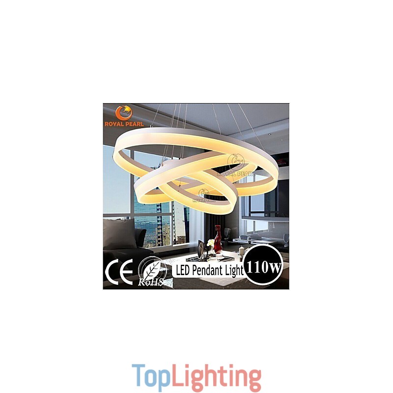 Hot Sale White Color Acrylic Modern Hanging Light 130W