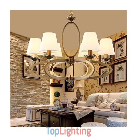 Rustic Lodge Vintage Mini Style Electroplated Metal Chandelier Rustic Lodge Vintage Mini Style Electroplated Metal Chandelier