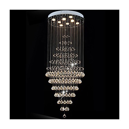 Modern Crystal Chandelier Lighting Pendant Light Ceiling Lamp Fixtures with 8 Bulbs H180CM Modern Crystal Chandelier Lighting Pendant Light Ceiling Lamp Fixtures with 8 Bulbs H180CM