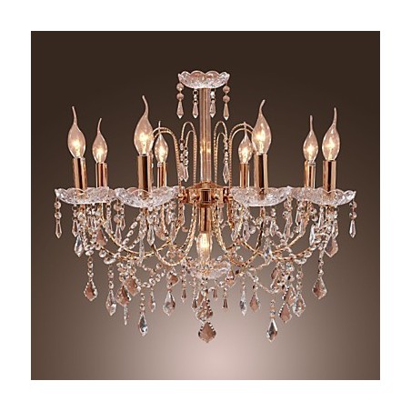 Elegant Crystal Chandelier with 9 Lights Elegant Crystal Chandelier with 9 Lights