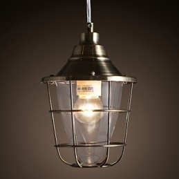 Retro Mini Style Electroplated Metal Pendant Light