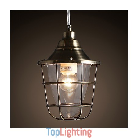 Retro Mini Style Electroplated Metal Pendant Light Retro Mini Style Electroplated Metal Pendant Light