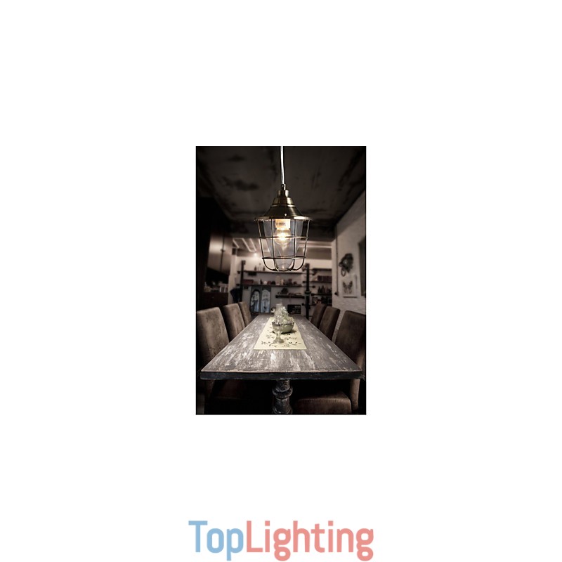 Retro Mini Style Electroplated Metal Pendant Light