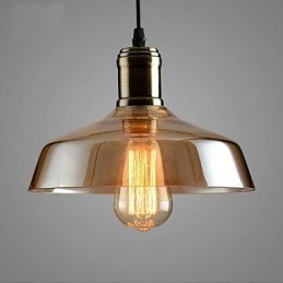 Retro Lighting Glass Pendant Light