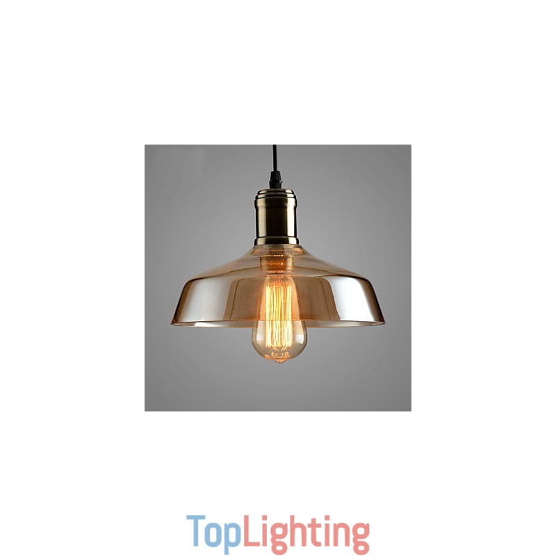 Retro Lighting Glass Pendant Light