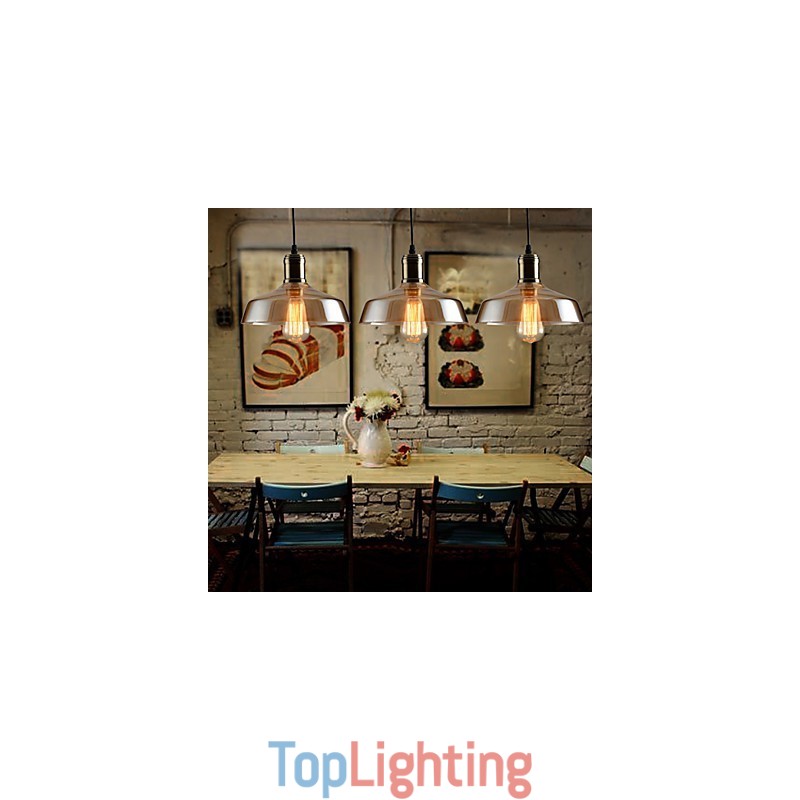 Retro Lighting Glass Pendant Light