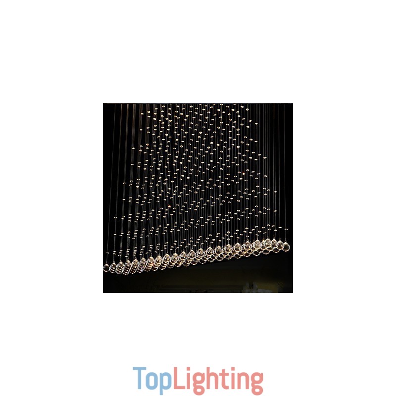 K9 Crystal Pendant Lamp Hanging Wire Chandelier Lighting Ceiling Light Indoor Café