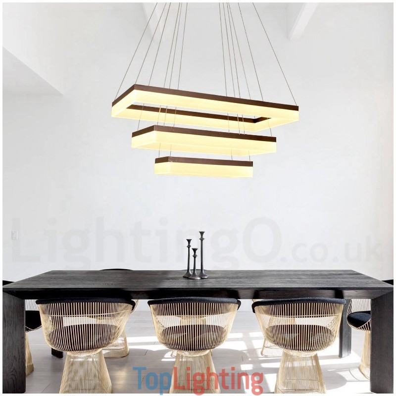 Wi Fi Smart Dimmable 3 Tiers Modern Contemporary Style Home Pendant Light