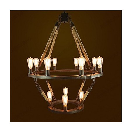 American Industrial Windge Hemp 12 European Retro Lamp American Industrial Windge Hemp 12 European Retro Lamp