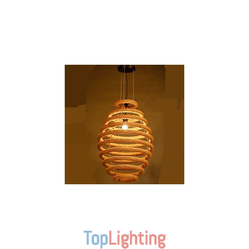 American Country Hemp Honeycomb Chandelier