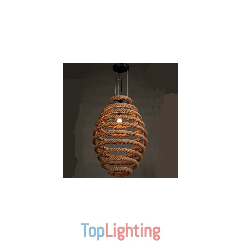 American Country Hemp Honeycomb Chandelier