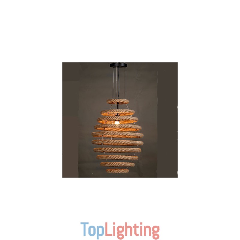 American Country Hemp Honeycomb Chandelier