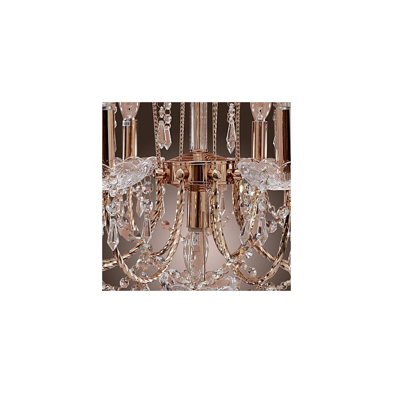 Elegant Crystal Chandelier with 9 Lights