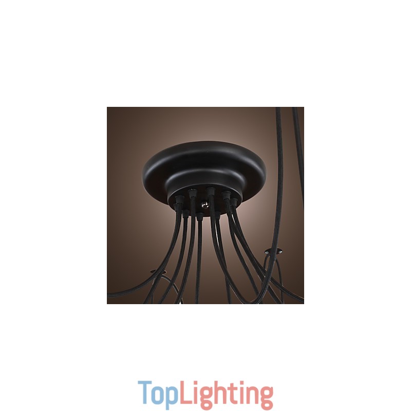 Chandelier Vintage Design Bulbs Included Living 10 Lights Pendant Light