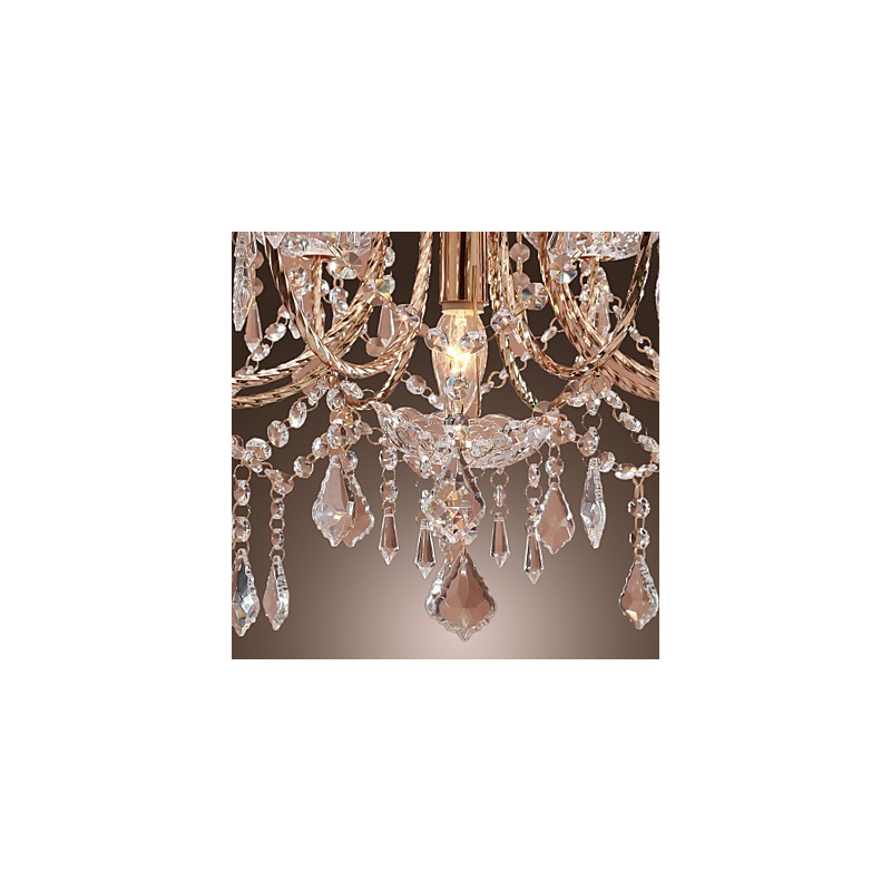 Elegant Crystal Chandelier with 9 Lights