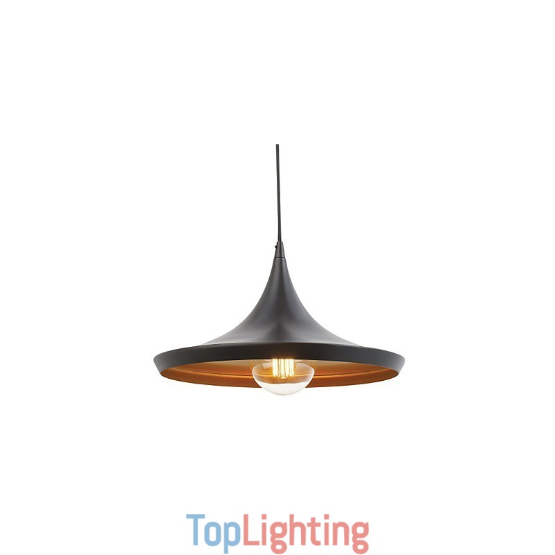 Pendant Light Retro Vintage Tom Dixon Design Black Painting Pendant Light Lights