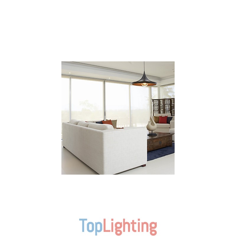 Pendant Light Retro Vintage Tom Dixon Design Black Painting Pendant Light Lights