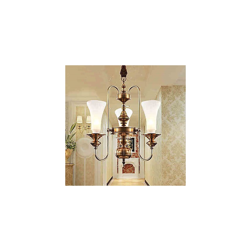 Pendant Lights Crystal Mini Style Traditional Classic Metal