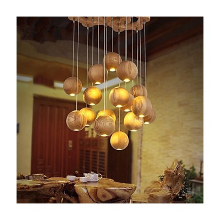 Pendant Lights Mini Style Lantern Wood Bamboo Pendant Lights Mini Style Lantern Wood Bamboo