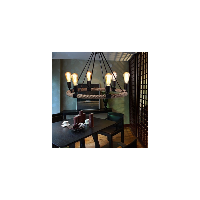 Chandelier Pendant Light Mini Style Rustic Lodge Metal
