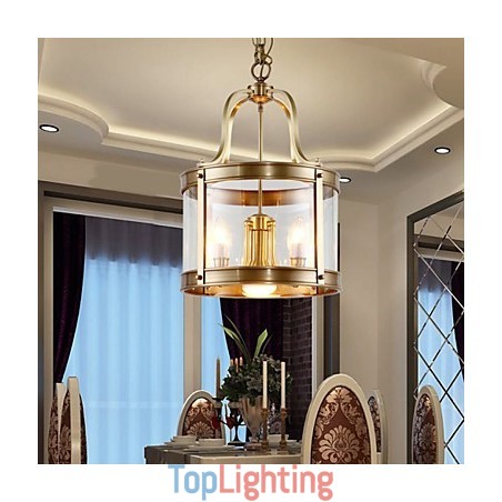 Pendant Lights Crystal Mini Style Traditional Classic Metal Pendant Lights Crystal Mini Style Traditional Classic Metal