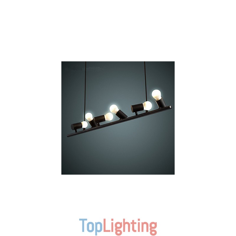Vintage Retro Mini Style Painting Metal Pendant Light