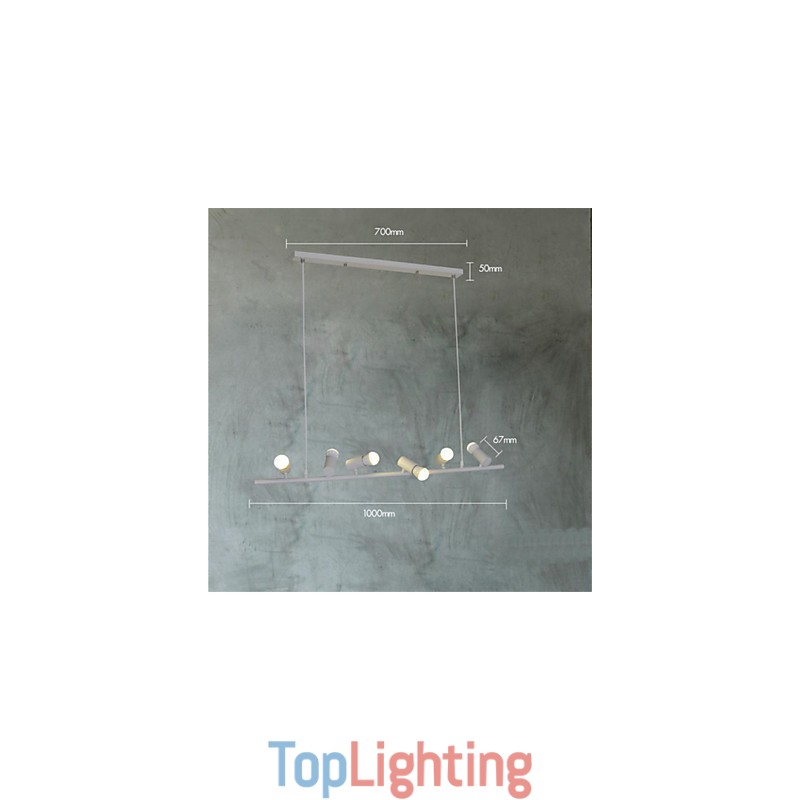 Vintage Retro Mini Style Painting Metal Pendant Light