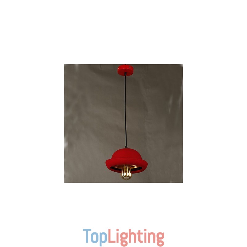 Hat Pendant Cafe Design Black Chandelier