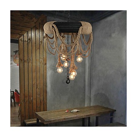 Pendant Lights Mini Style Rustic Lodge Plastic Pendant Lights Mini Style Rustic Lodge Plastic
