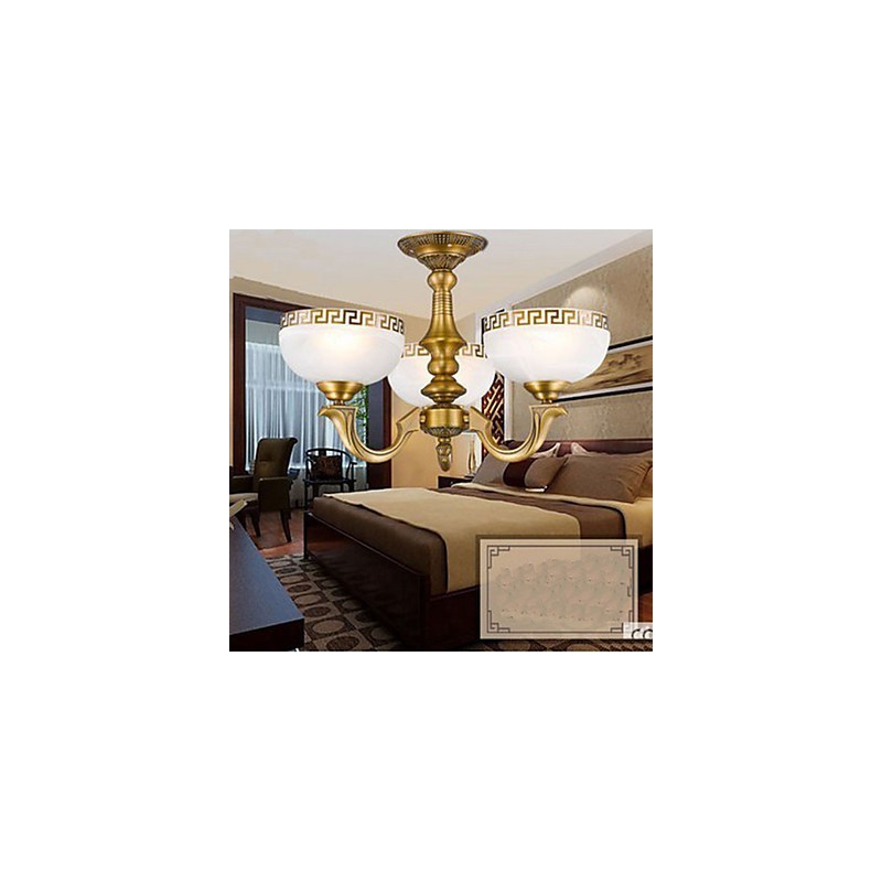 Full Copper lamp Marble Dining Original Modern Copper Chandelier
