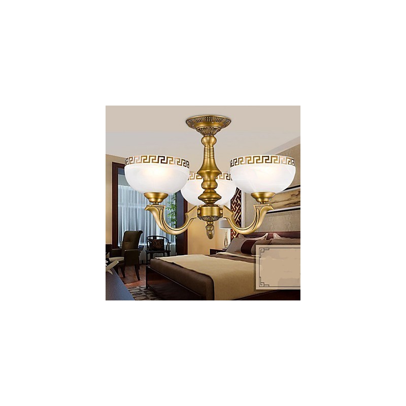 Full Copper lamp Marble Dining Original Modern Copper Chandelier