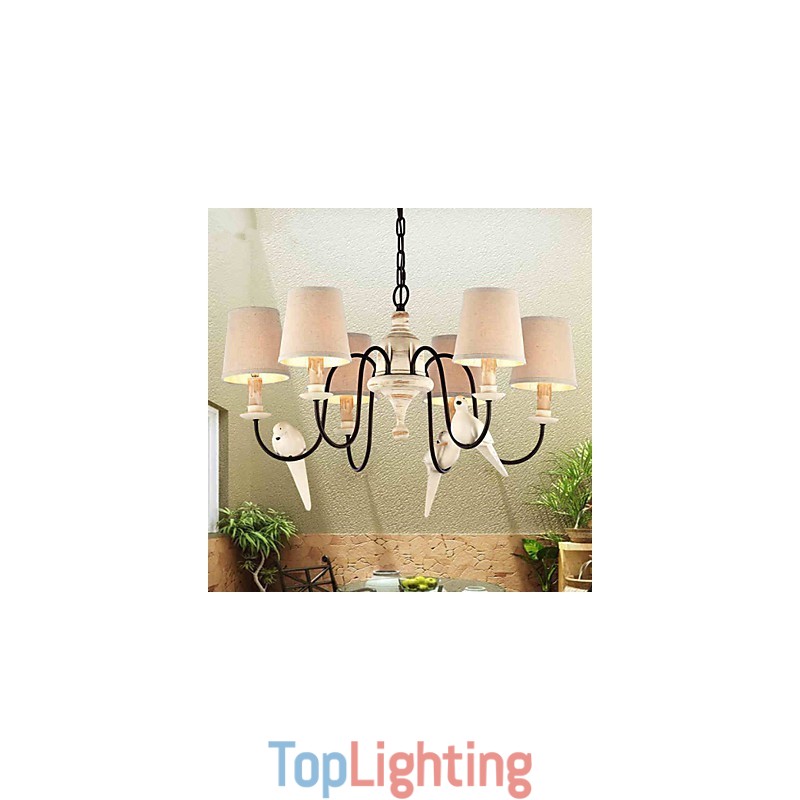 Chandelier Pendant Light Vintage Resin