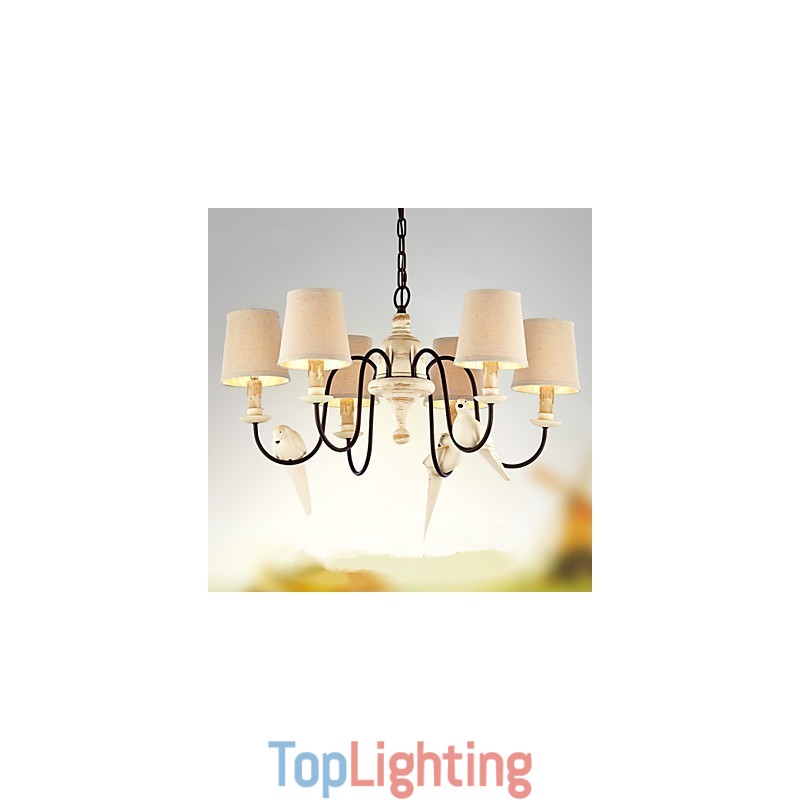 Chandelier Pendant Light Vintage Resin