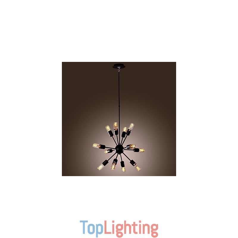 Avant Garde Iron Chandelier with 12 Lights