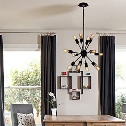 Avant Garde Iron Chandelier with 12 Lights