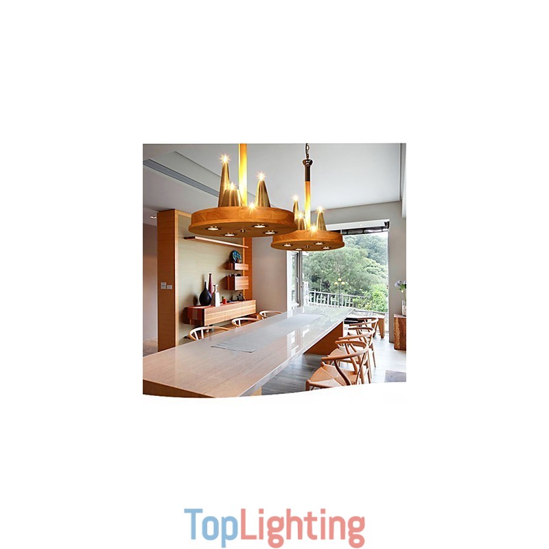 American Warm Stylish solid Wood Pendant