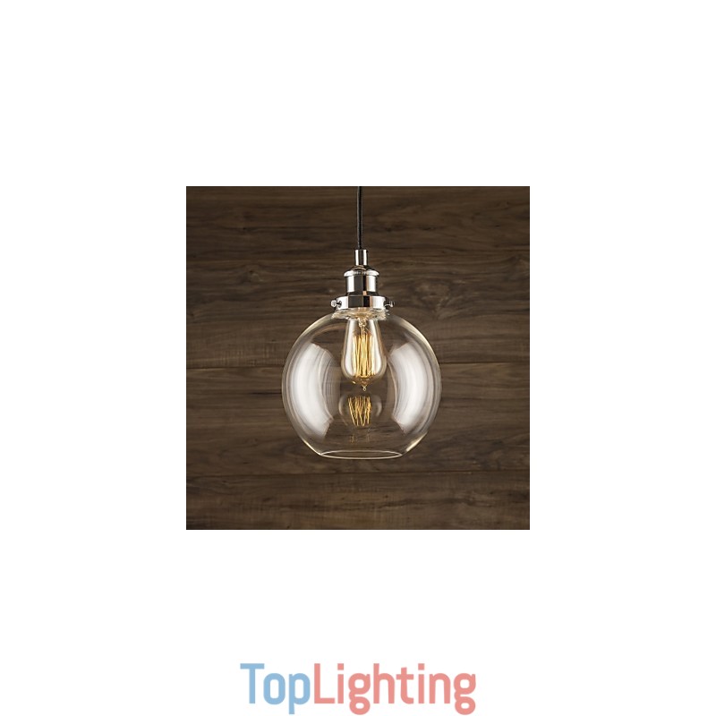 Traditional Classic Vintage Retro Country Globe Pendant Light